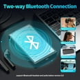 thumbnail image 4 of Upgraded 192GB MP3 Player with Bluetooth and WiFi,Android 14 OS MP3 & MP4 Players with 4" Touchscreen and Speaker,4GB RAM & 64GB ROM,2500mAh Music Player with Spotify, Audible,Amazon Music,Play Store, 4 of 9