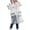 White, variant on LIZENG Boys Girls Waterproof Rain Jacket for Kids Reusable Lightweight Quick Dry Rain Poncho with Hood Children Button Raincoat