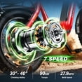 thumbnail image 2 of Folding Electric Bike for Adults (Age 18+), 749W Motor, 48V 15Ah Battery, 20"x4.0 Fat Tire,27.9 MPH Max Speed(PAS Mode), Tested to UL2849 Standard by SGS, 2 of 6