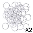 thumbnail image 1 of DYNWAVECA 2x50 Pieces Saw Blade Bushing Set Bore Bushes Carving Disc Spacer Conversion Gasket Adapter Reducing Rings for Cutting Woodworking Tools , As 2 Pcs, 1 of 8