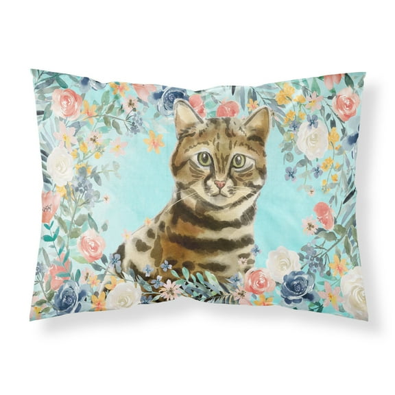 Bengal Spring Flowers Fabric Standard Pillowcase