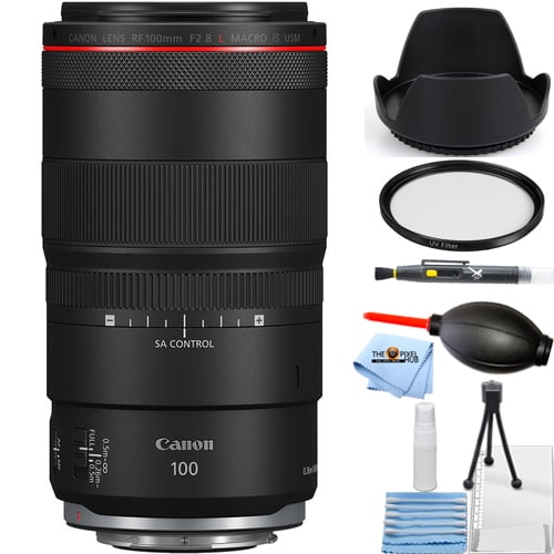Canon RF 100mm f/2.8L Macro IS USM Lens With UV Filter Cleaning