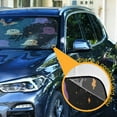 thumbnail image 3 of Yayeee Car Windshield Sun Shade Universal Fit Front Visor Protector, Black Halloween Ghosts, 3 of 8