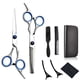 thumbnail image 4 of Tijeras de peluquero tijeras de peluquería tijeras planas flequillo pelo fino quebrado tijeras dentales profesional hogar tijeras de peluquero set, 4 of 6