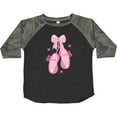 thumbnail image 3 of Inktastic Ballerina Pink Ballet Slippers Girls Toddler T-Shirt, 3 of 5