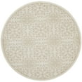 thumbnail image 6 of Nourison Jubilant 8' x round Ivory Beige Farmhouse Indoor Rug, 6 of 8