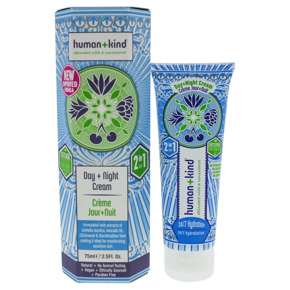 Crema de día y noche Human+Kind Unisex 2.5oz