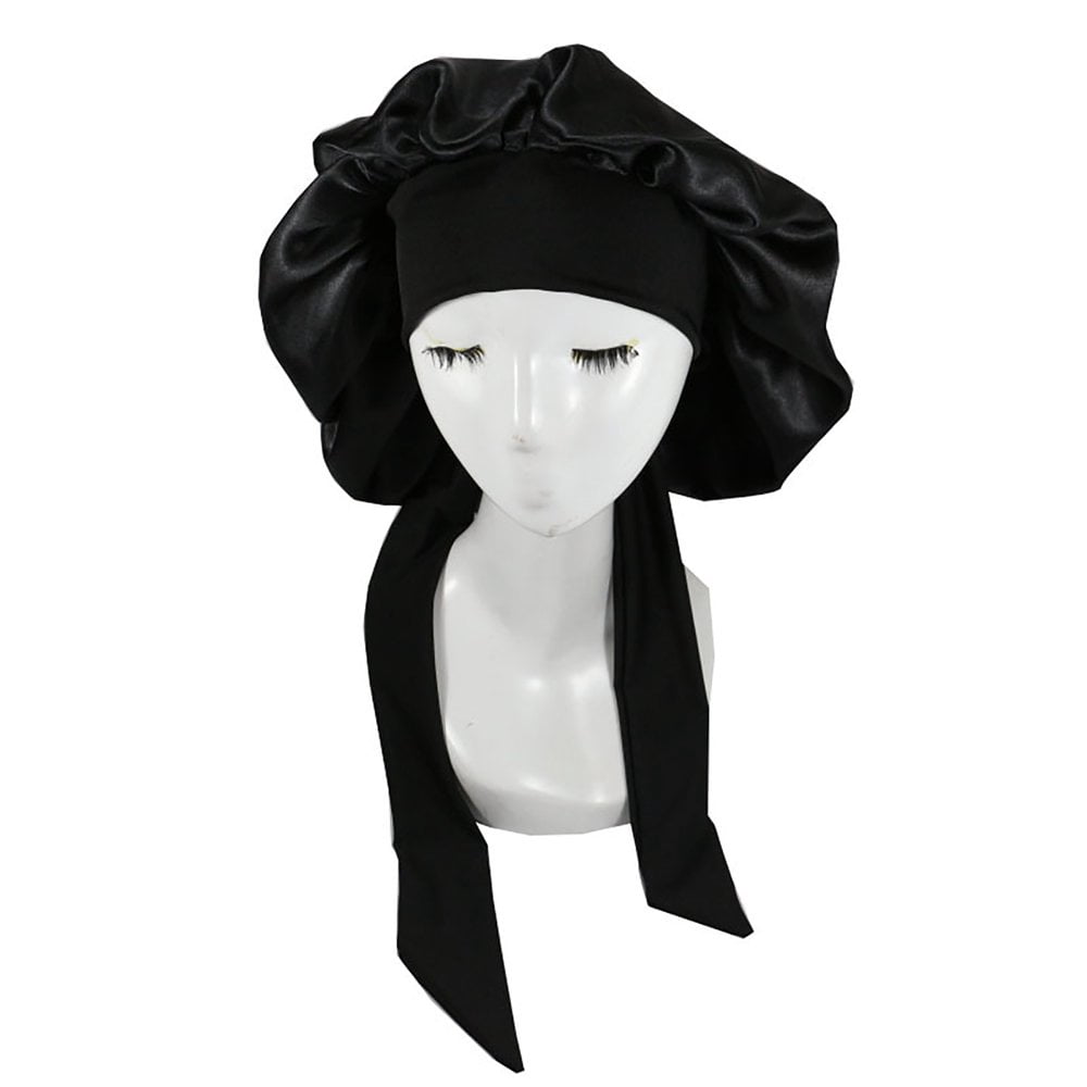 EIMELI Bonnet Queen Satin Bonnet Silk Bonnet for Sleeping Hair Bonnet Adjustable Bonnet Night Cap Bonet for  Curly Hair