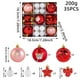 thumbnail image 1 of Juego De Bolas Navideas De Cristal, 8, 9 Cm (3, 5 Pulgadas), Transparentes, Para Decoracin Navidea, Para Adornos De Rbol, 35 Piezas, Transparentes, Ukhbmc, 1 of 9