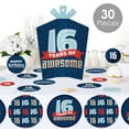 thumbnail image 2 of Big Dot of Happiness Boy 16th Birthday - Sweet Sixteen Birthday Party Decor and Confetti - Terrific Table Centerpiece Kit - Set of 30, 2 of 8