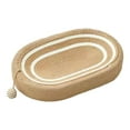 thumbnail image 5 of Cat Scratcher Cat Scratch Pad Sisal Furniture Protection Kitten Bed Durable Oval Bowl Pet Supplies Kitty Sleeping Nest Cat Scratching Board White Striped Brown, 5 of 8