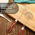 thumbnail image 6 of Stainless Steel Hot Pot Strainer Scoops, 2.5 Inch Mini Spider Strainer Skimmer, Pasta Mesh Strainer Spoon Asian Skimmer Spoon Ladle with Handle for Home, 6 of 7