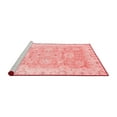 thumbnail image 2 of Ahgly Company Machine Washable Indoor Round Oriental Red Traditional Area Rugs, 7' Round, 2 of 4