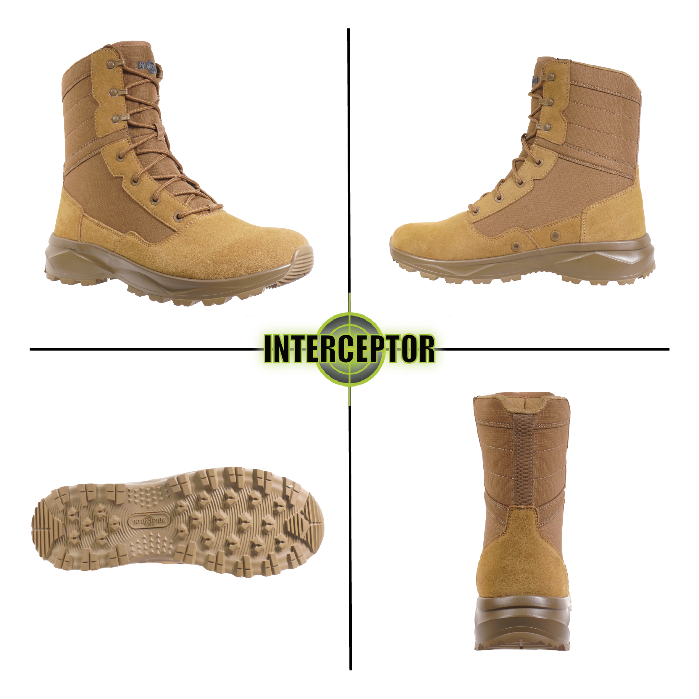 Interceptor Men's Frontier 8-Inch Tactical Boot photo 2
