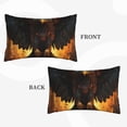 thumbnail image 2 of Fuzoiu Cool Black Eagle Print Fuzzy Pillowcases, Super Soft Pillow Case Cover with Zipper for Bedroom, Sofa, Couch,Cozy Pillow Shams for All Seasons-20"x30", 2 of 6