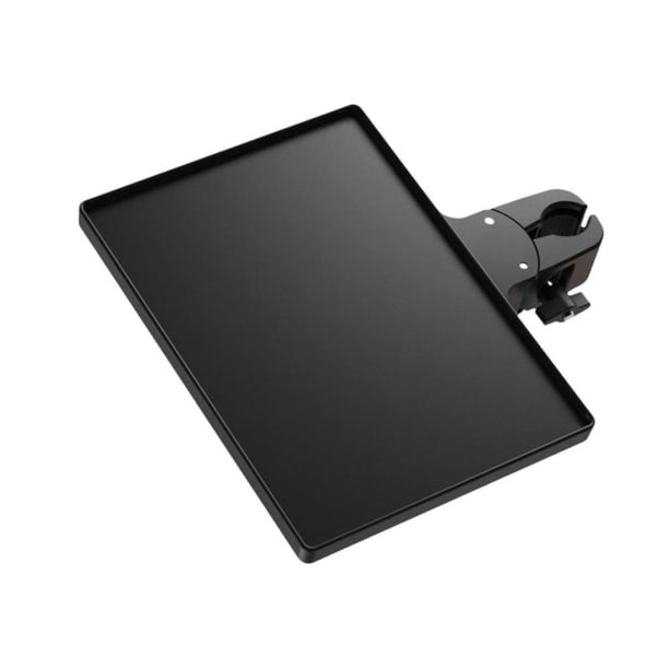 Bandeja para soporte de micrófono, estante utilitario, bandeja multifuncional para tarjetas de sonido, atril para partituras. sin soporte para teléfono