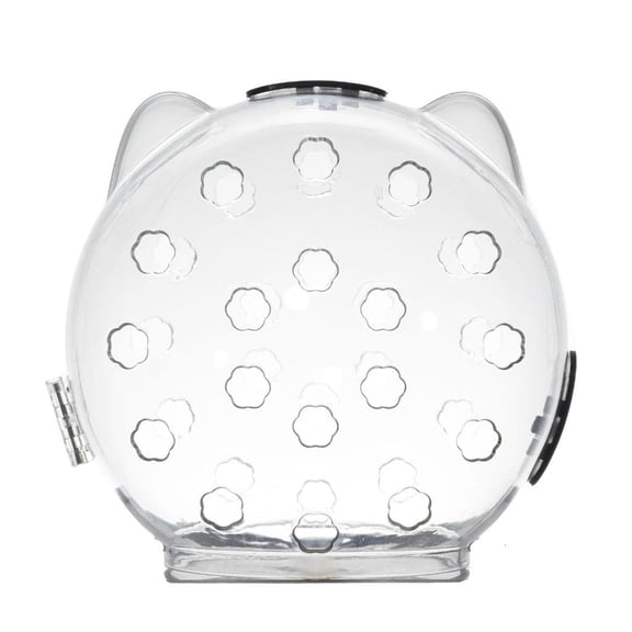 Yammee Cat Muzzle Helmet Clear Hood Breathable Anti-Bite Grooming Mask for Kitten Nail Trimming Suitable for Cats Small Dogs