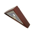 thumbnail image 3 of DECOMIL - Army Flag Display Case Box, 5x9 Burial - Funeral - Veteran Flag Elegant Display Case with Flat Base, Solid Wood, Cherry Finish, 3 of 4