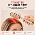 thumbnail image 5 of Avolia Steam Hair Straightener 3-in-1 Mist Detangling Brush with Red Light Scalp Care Rechargeable Cordless Self-Cleaning Styling Tool for Travel Home Salon, 5 of 6