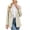 Beige coats fou women #3, variant on Women Hooded Ribbed Pullover Tops, Raglan Long Hollow Lace Crochet Sleeves Drawstring Casual Sweatshirt For Daily Casual Wear Coffee,L