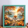 thumbnail image 2 of Hilo Algodón Ecológico Bordado Kit Punto Cruz Otoño Impreso 11CT 50x50cm, 2 of 9