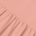 thumbnail image 5 of Lovzfmll Robe Mode Femme Couleur Unie Manches Longues Col Rond Rose, 2TG, 5 of 5