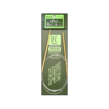 Clover Bamboo Circular Knitting Needle 48" 5