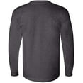 thumbnail image 3 of Bayside 6100 Men's Crewneck Long-Sleeve Cotton Tee T-Shirt, 3 of 3