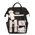 thumbnail image 1 of Women Candy Colors Backpacks Fancy High School Bags For Teenage Girl Large Capacity Cute Travel Rucksack, 1 of 5
