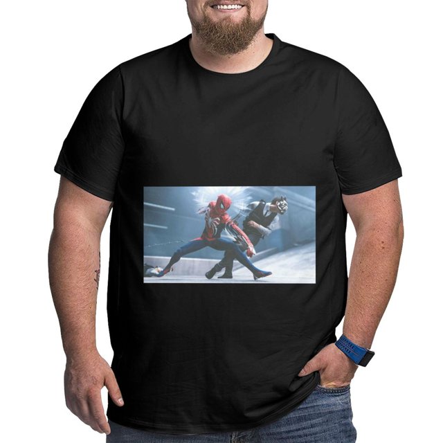 Spider-Man Men's Short Sleeve Plus Size T-Shirt