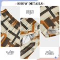 thumbnail image 6 of FORMRS Boys Pajama Pants with Pockets Size 6-8Y Kids Lounge Sleep Bottoms, Beige Geometric, 6 of 8