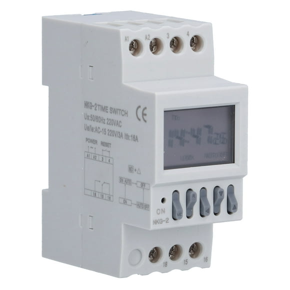 Programming TimerTime Control Switch 3V Interrupteur de Minuterie de Minuterie Construction Robuste