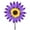 Purple, variant on TERGAYEE Sunflower Lawn Pinwheels,Wind Spinner with Ground Stake,Plastic Colorful Sunflower Windmill, Flower Spinners Outdoor for Decoration Yard Garden Sculpture Stake Lawn Kids Toy