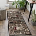 thumbnail image 3 of MDA Rug Imports Wildlife Collection Area Rug Beige,Brown 8'1'' X 10'5'' 8' x 10' Black,Brown,Gold Rectangle, 3 of 5