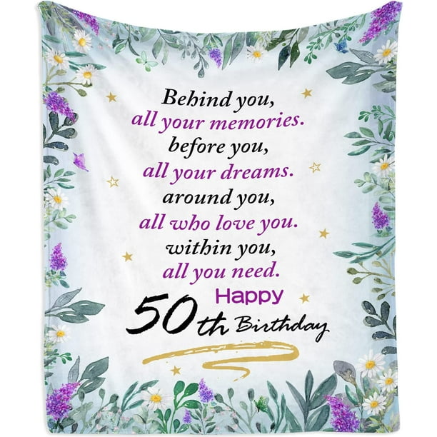 LHSHID Mubpean 40th Birthday Gifts Women Blanket 40th Birthday Gift Ideas 40 Year Old Birthday Gifts for Women 40 Birthday Gifts for Women Gifts for Women Turning 40 40th Party Decor Blankets 30x40in
