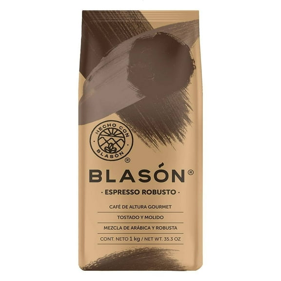 Café Blasón molido gourmet espresso robusto 1 kg