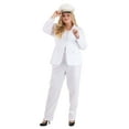 thumbnail image 3 of Plus Size Women's White Suit, 3 of 7