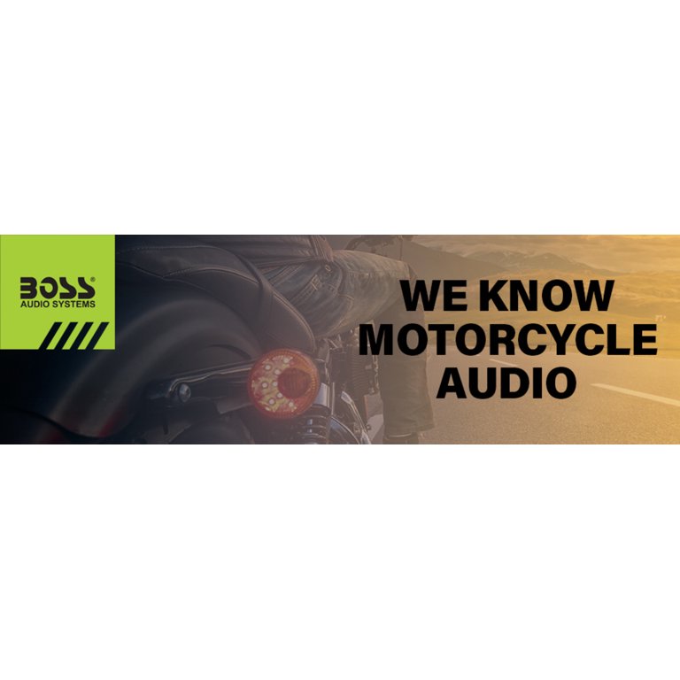 BOSS Audio Systems MCBK475BA 3 Inch Motorcycle Audio Sound System