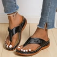 thumbnail image 2 of 2023 nuevas chanclas planas para mujer, zapatillas antideslizantes, cuñas gruesas sólidas, sandalias femeninas de verano para playa, zapatos casuales y cómodos para mujer, 2 of 5