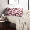 thumbnail image 6 of Lsque record rock Skull lips Pattern Pillow Case – Soft & Cozy Throw Pillow Cover, Hypoallergenic Cushion Case for Sleeping Women with Envelope Closure-16"x24", 6 of 6