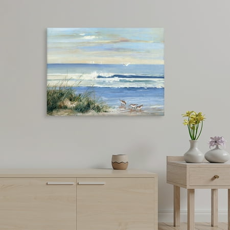 Beachcombers by Sally Swatland Canvas Art Print - Walmart.com - Walmart.com