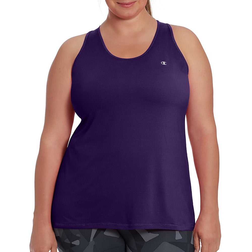 Champion - Champion Women's Plus Absolute Stretch Tank, Mystic Purple ...