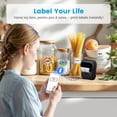 thumbnail image 6 of Phomemo M110 Label Maker Machine with Tape Barcode Printer Bluetooth Portable Thermal Printer, Wireless Label Maker with 100 Labels, for Small Business, Shipping, Clothing Tags & Mailing(Black), 6 of 10