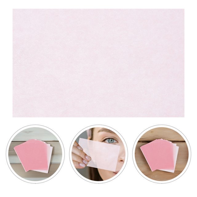 CRAFTHROU 300Ud Hojas Absorbentes De Aceite Para Ultra Delgadas Color Rosa Con Aroma