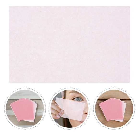 CRAFTHROU 300Ud Hojas Absorbentes De Aceite Para Ultra Delgadas Color Rosa Con Aroma