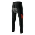 thumbnail image 6 of Santic Mens Riding Bike Pants Padded Road Bike Wear MTB Leggings Cycling Pants Reddle L, 6 of 7