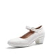 thumbnail image 1 of Zapatos Mary Jane DREAM PAIRS Blancos con Tacones Bajos y Anchos Talla 9, 1 of 8