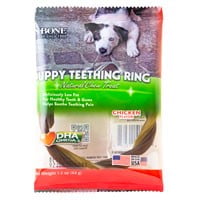 N-Bone Puppy Teething Ring, Chicken Flavor