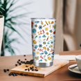 thumbnail image 5 of Game Over Back To School Funny Kids First Day School Gifts for Boys Girls First Day of School Gifts Items for Son Daughter Coffee Mug Stainless Steel Tumbler with Lid And Straws 20oz, 5 of 6
