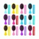 thumbnail image 1 of wonima11 24 Pcs Mini Wet Hair Brush Combs Set Travel Detangling Soft Bristles Wet Dry Kids Hair Brush 12 Detangler Small Brushes 12 Plastic Combs for Baby(Bright Color), 1 of 1
